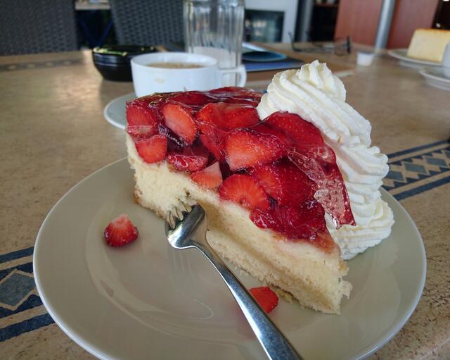 Im Café am Deich in Hodenhagen