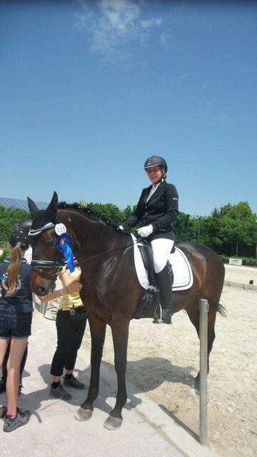 Nicole Meir auf Dreamcatcher - vom Reitverein Thierhaupten - 4. Platz Dressurprf. Kl. A* | Foto: Nicole Meir