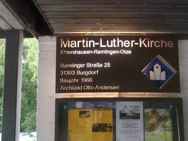 . . . die ev. Martin-Luther-Kirchengemeinde in Ehlershausen hatte zur kirchenpädagogischen Führung eingeladen . . .