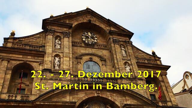 22.12. - 27.12.2017. Bamberg. Die Stadt Bamberg.
