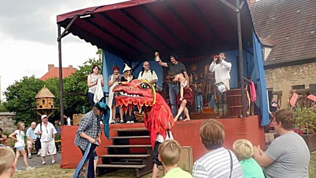 Burg Querfurt zum Historischen Burgfest am 16.6.2018 !