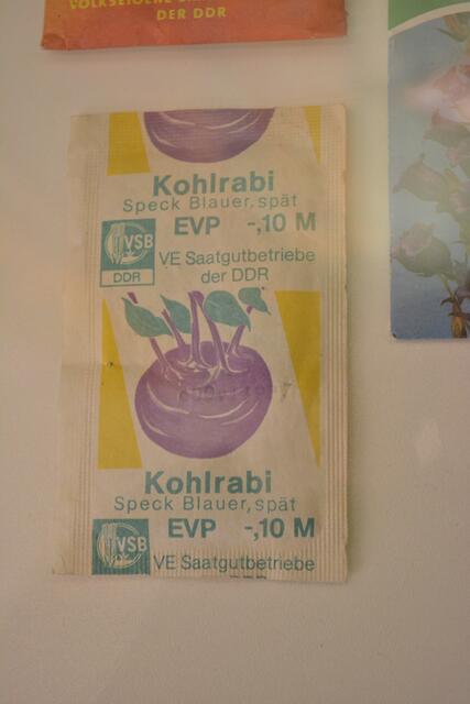 für 10 DDR Pfennige eine Tüte Kohlrabisamen