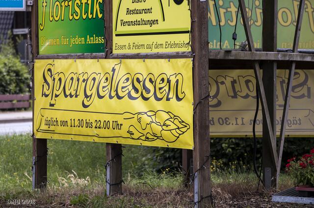 Und zum Schluss - Spargel essen!