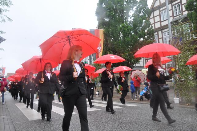 Impressionen vom Festumzug anlässlich des 425-jährigen Jubiläums des Schützenfestes in Burgdorf