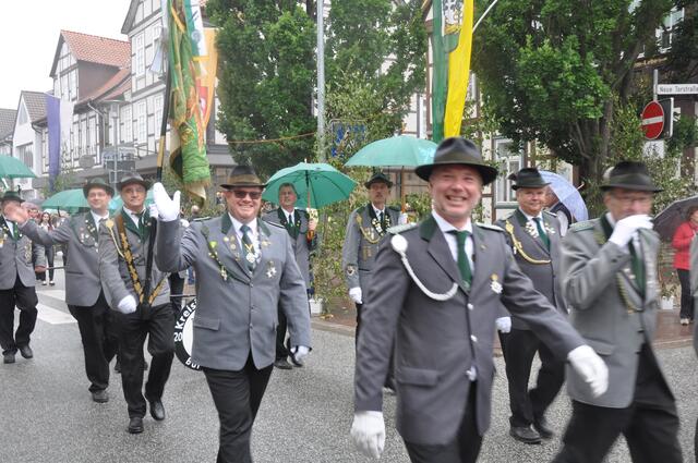 Impressionen vom Festumzug anlässlich des 425-jährigen Jubiläums des Schützenfestes in Burgdorf