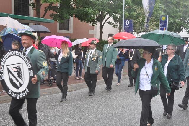 Impressionen vom Festumzug anlässlich des 425-jährigen Jubiläums des Schützenfestes in Burgdorf
