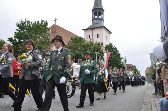 Impressionen vom Festumzug anlässlich des 425-jährigen Jubiläums des Schützenfestes in Burgdorf