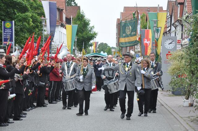 Impressionen vom Festumzug anlässlich des 425-jährigen Jubiläums des Schützenfestes in Burgdorf