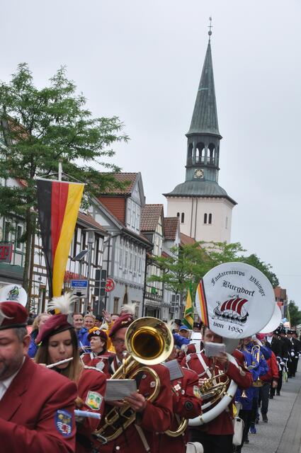 Impressionen vom Festumzug anlässlich des 425-jährigen Jubiläums des Schützenfestes in Burgdorf