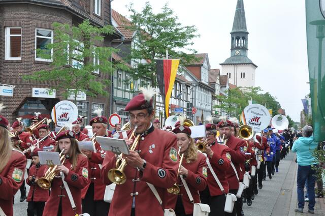 Impressionen vom Festumzug anlässlich des 425-jährigen Jubiläums des Schützenfestes in Burgdorf