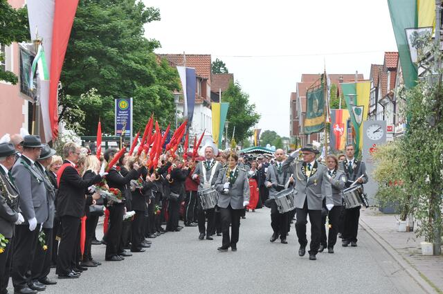 Impressionen vom Festumzug anlässlich des 425-jährigen Jubiläums des Schützenfestes in Burgdorf