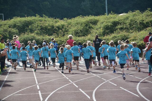 Rund 200 Kinder nahmen am Kinderlauf teil - so viele wie noch nie.