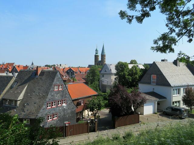 Ansicht von der Kaiserpfalz.