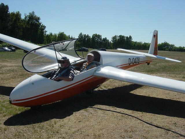 Alles Routine für den Piloten.