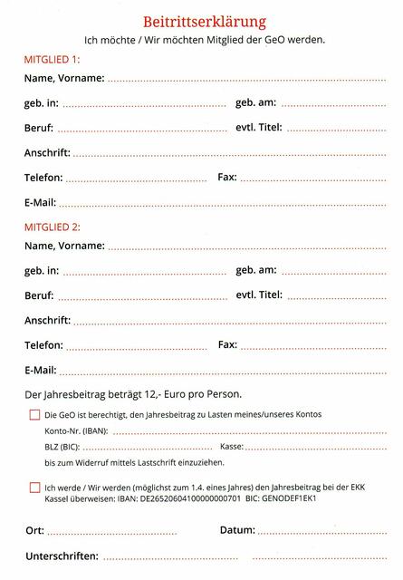 Beitrittserklärung GeO - http://www.gemeinschaft-ev-ostpreussen.de/  | Foto: wie vor