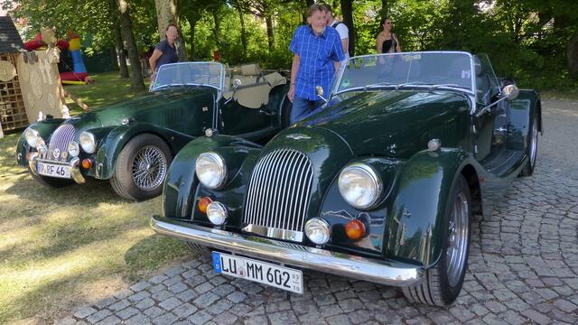 Morgan Oldtimer im Schlosspark Eichtersheim