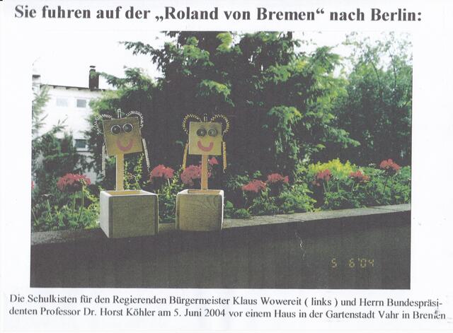 aus: BAKI-Plakat zum Ökumenischen Stadtkirchentag 2004 in Bremen