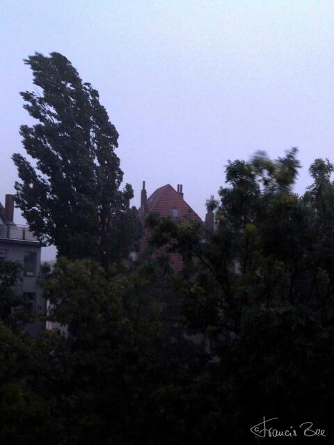 20:56:01 Uhr, Entwicklung eines Gewitters