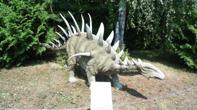 Im DinoWeltWäldchen !  https://www.freizeitspass-eckartsberga.com/attraktionen/dinoweltw%C3%A4ldchen/