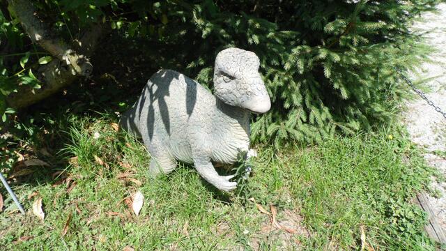 Im DinoWeltWäldchen !  https://www.freizeitspass-eckartsberga.com/attraktionen/dinoweltw%C3%A4ldchen/