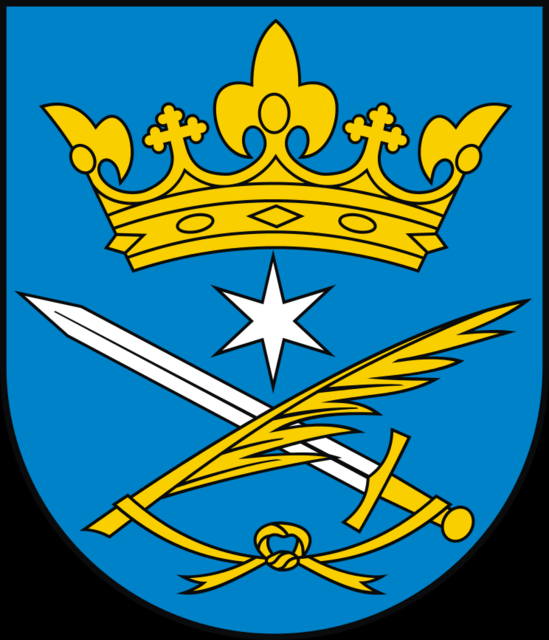 Aktuelles Wappen von Wałcz (Deutsch Krone) > Gemeinfrei > https://de.wikipedia.org/wiki/Wa%C5%82cz#/media/File:POL_Wa%C5%82cz_COA.svg | Foto: wie vor