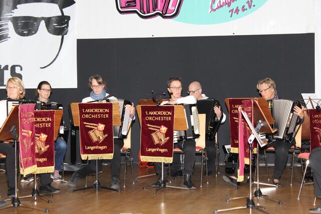 Das ACL Funorchester bei der Konzertgeneralprobe...