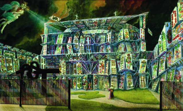 Das Bundeskanzleramt als Bundeskartenhaus