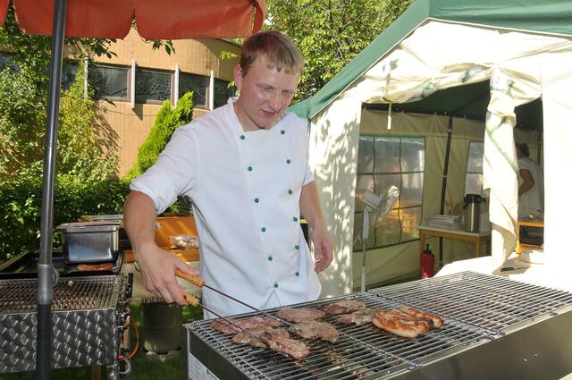 Hier wird gegrillt