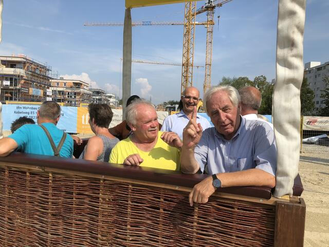 Werner Schüssler und Max Strehle auf dem Weg nach Oben