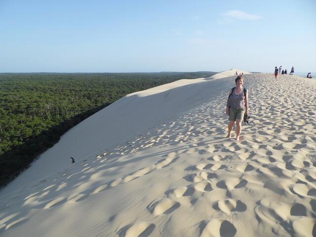 Fast drei Kilometer kann man von einem Ende der Düne zum anderen laufen.