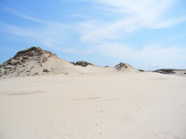 Fünf Quadratkilometer feinsten Sandes umfasst das Gebiet.