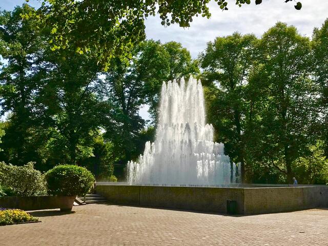 12. August 2018. Nachmittag im Stadtpark Hannover. Wir wünschen Euch einen schönen Sonntag. Irmtraud und Peter.