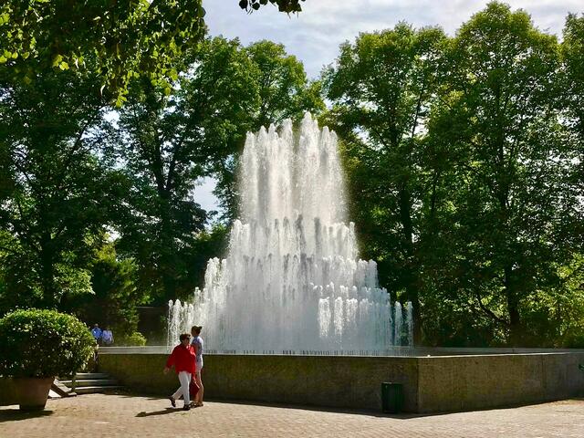 12. August 2018. Nachmittag im Stadtpark Hannover. Wir wünschen Euch einen schönen Sonntag. Irmtraud und Peter.