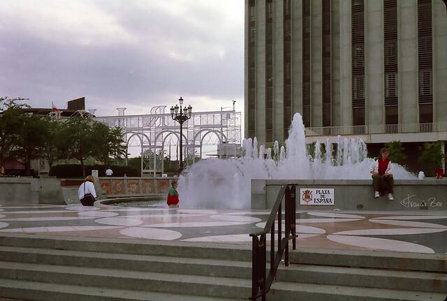 Kontrast zu French Quarter: der Plaza de Espana