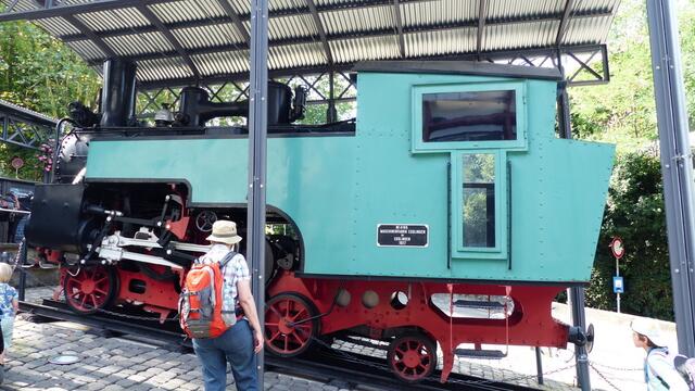 Lok der Zahnradbahn die  auf den Drachenfels gefahren ist-Königswinter