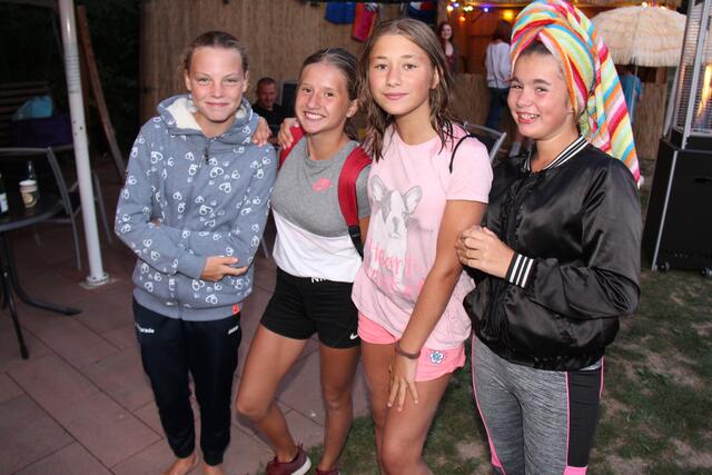 Das jüngste Quartett am Start.