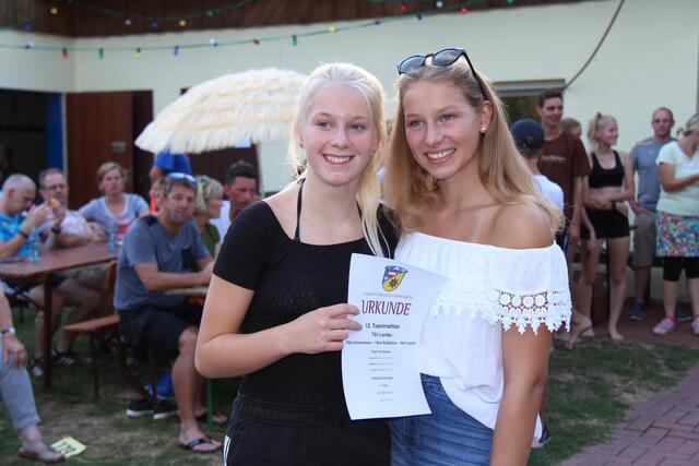 Siegerehrung der Einsteiger-Klasse.