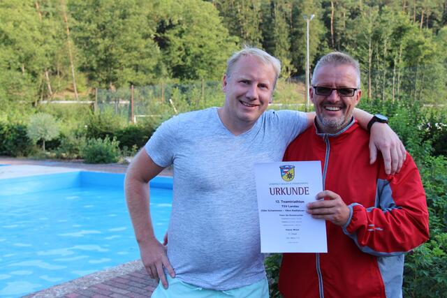 Siegerehrung der langen Distanzen.