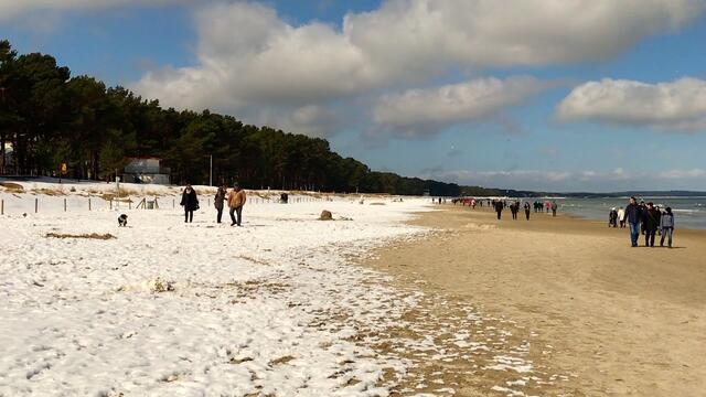 III. 29. März - 3. April 2018. Ostern in Binz auf Rügen.  Strand, Sonne, Möwen.