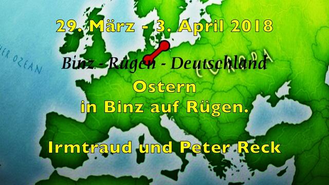 III. 29. März - 3. April 2018. Ostern in Binz auf Rügen.  Strand, Sonne, Möwen.