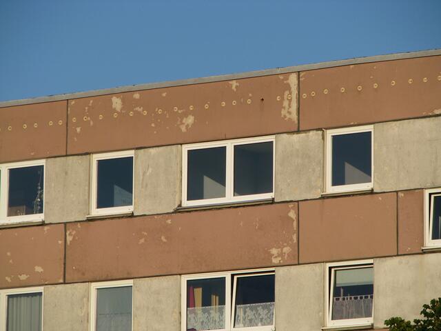 Obere Etage in der Cottbuser Strasse fast alle Wohnungen schon leer geräumt.