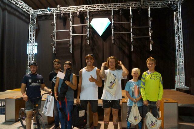 Teilnehmer BMX-Contest