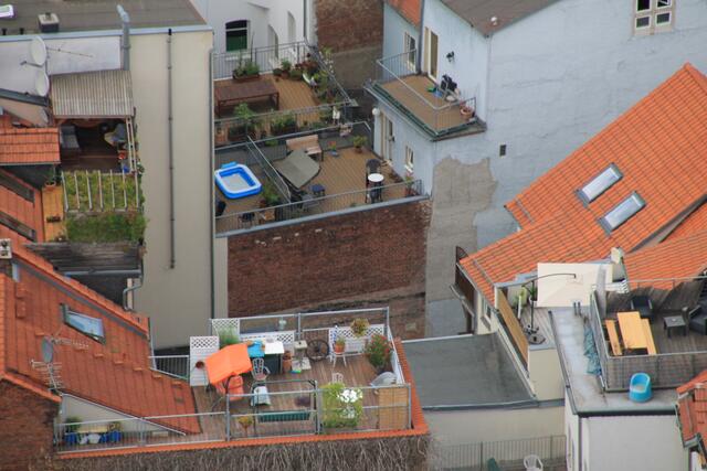 Diese Dachterrassen finde ich faszinierend.