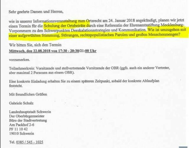 Aufgewühlte Stimmung, Störungen, rechtspopulistische Parolen und große Menschenmengen...? Dafür wird man jetzt geschult, in welcher Vorstufe befinden wir uns eigentlich? Nun die Veranstaltung wurde so kurzfristig abgesagt, da die Teilnehmer zumindest einige , erst vor Ort die frohe Botschaft erhielten.