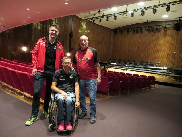 Die Drei, Detlev, Florian und Ich im Kleinen Sendesaal !