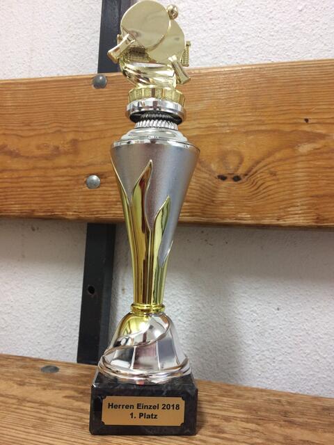 ... denn dieser Pokal geht an Dohm!