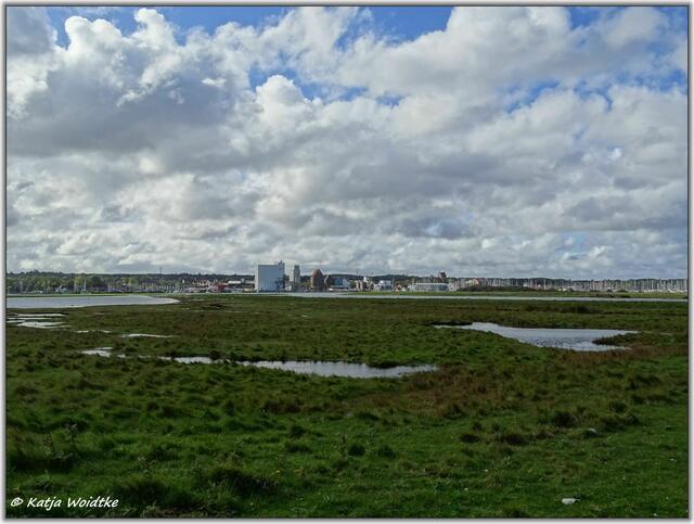 Blick über den Graswarder nach Heiligenhafen  | Foto: Katja Woidtke