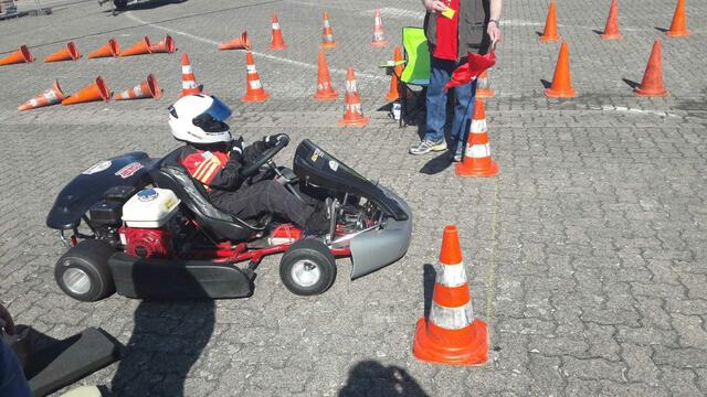 Nico vor dem Start