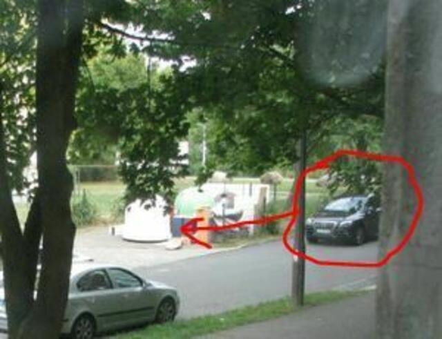 "Neuer Kunde" nähert sich der Annahmestelle...