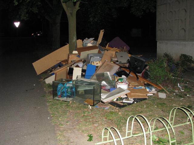 Völlige Verwahrlosung im Statdteil Neu Zippendorf